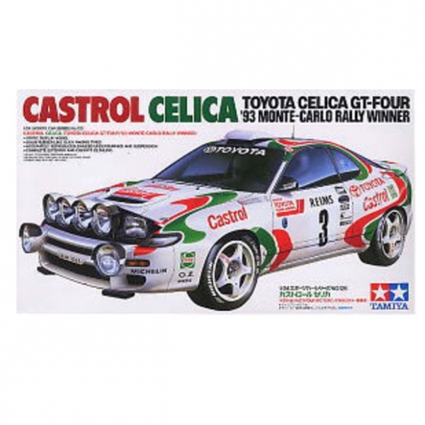 TAMIYA 田宮 1/24 Castrol Celica Toyota Celica GT-FOUR 24125 田宮 TAMIYA , 組裝模型,