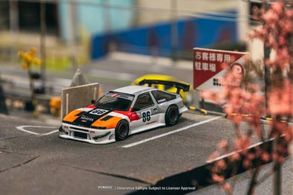 TARMAC WORKS 1/64 豐田 Toyota Sprinter Trueno AE86 寬體TRD T64G-060-TRD TARMAC WORKS 1/64 豐田 Toyota Sprinter Trueno AE86 寬體TRD T64G-060-TRD