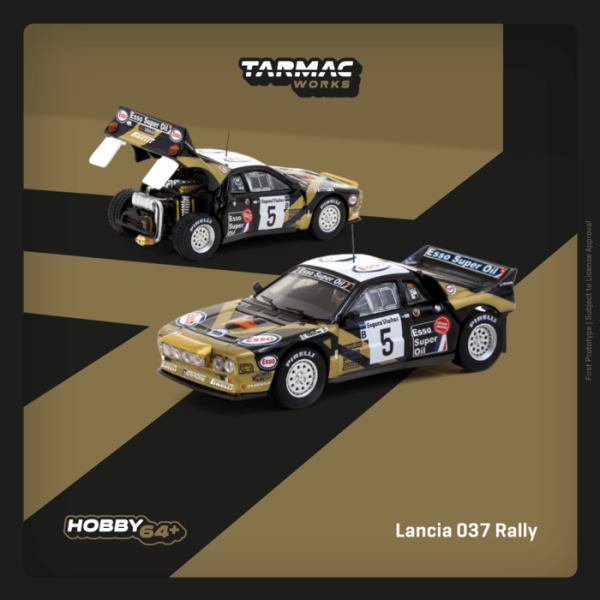 TARMAC WORKS 1/64 蘭吉雅 Lancia 037 Rally 加泰隆尼亞拉力大賽1985 T64P-TL002-85CAT05 TARMAC WORKS 1/64 蘭吉雅 Lancia 037 Rally 加泰隆尼亞拉力大賽1985 T64P-TL002-85CAT05