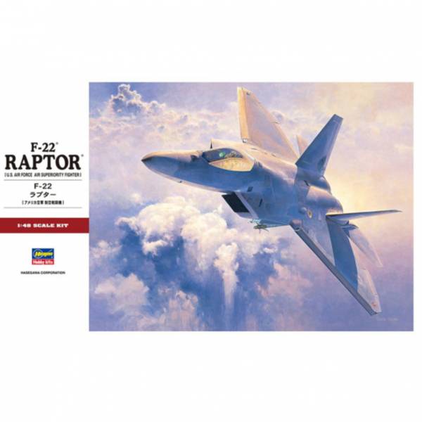 HASEGAWA 1/48 F-22猛禽式戰鬥機 組裝模型 HASEGAWA,1/48,F-22,猛禽式