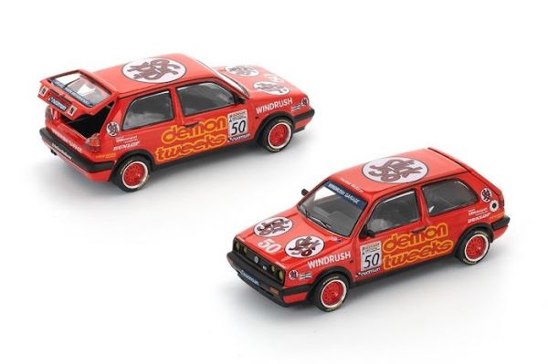 POP RACE 1/64 福斯 Volkswagen GOLF GTI MkII TEAM DEMON TWEEKS BTCC 1988 PR640105 POP RACE 1/64 福斯 Volkswagen GOLF GTI MkII TEAM DEMON TWEEKS BTCC 1988 PR640105