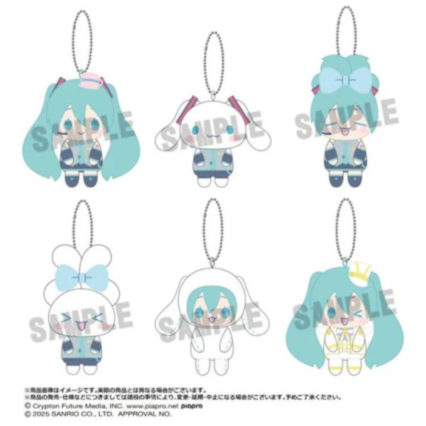 (預購) ANICRAFT 盲盒 初音未來×大耳狗坐姿玩偶吊飾 全6種 一中盒6入販售 20260727 ANICRAFT 盲盒 初音未來×大耳狗坐姿玩偶吊飾 全6種 一中盒6入販售