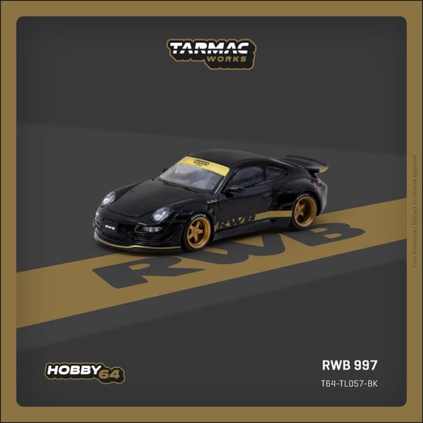 TARMAC WORKS 1/64 保時捷 RWB 997 Black T64-TL057-BK TARMAC WORKS 1/64 保時捷 RWB 997 Black T64-TL057-BK