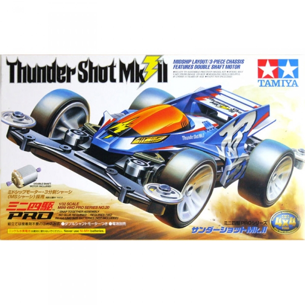 TAMIYA 田宮模型 18620 四驅車 Thunder Shot MkII MS底盤 軌道車 TAMIYA 田宮模型 18620 四驅車 Thunder Shot MkII MS底盤 軌道車