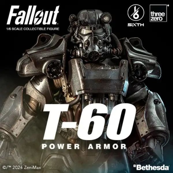 threezero 1/6 異塵餘生 T-60 動力裝甲 36.8cm 可動完成品 threezero 1/6 異塵餘生 T-60 動力裝甲 36.8cm 可動完成品
