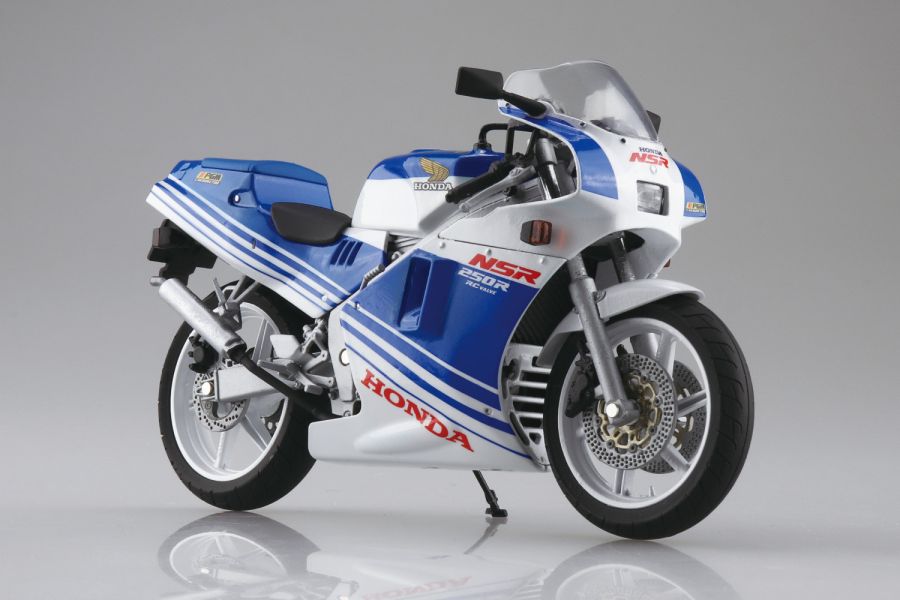 AOSHIMA 青島 1/12 本田 Honda NSR250R SP'88 土藍/玫瑰白 塗裝完成品 AOSHIMA 青島 1/12 本田 Honda NSR250R SP'88 土藍/玫瑰白 塗裝完成品