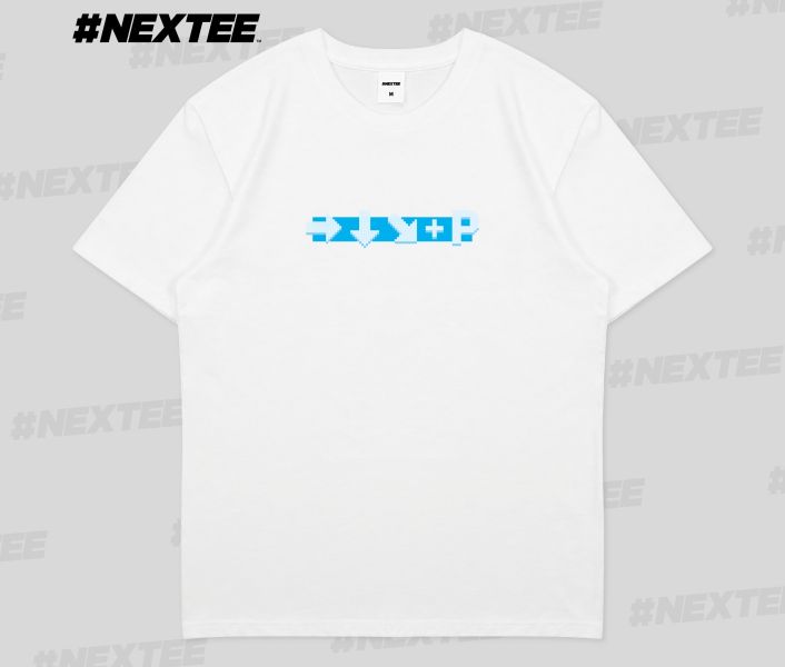 NEXTee PIXEL ADVENTURE 昇龍拳 短袖T恤 白色＆黑色 NEXTee PIXEL ADVENTURE 昇龍拳 短袖T恤 白色＆黑色