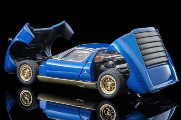 TOMYTEC 1/64 TLV 藍寶堅尼 Miura SV 金屬藍 TOMYTEC 1/64 TLV 藍寶堅尼 Miura SV 金屬藍