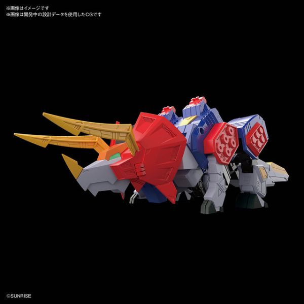 HG 1/300 熱血最強 GO-SAURER 格蘭修羅 三角龍 大地龍金剛 Gransaurer グランザウラー 組裝模型 HG,1300,熱血最強,GOSAURER,格蘭修羅,三角龍,Gransaurer,
