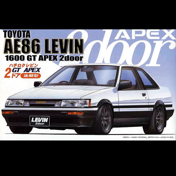 1/24 TOYOTA AE86 LEVIN 2門 1600GT APEX 後期型 1985 FUJIMI ID61 富士美 組裝模型 FUJIMI,1/24,ID,TOYOTA,AE86,LEVIN,2門,1600GT,APEX,後期型,1985,