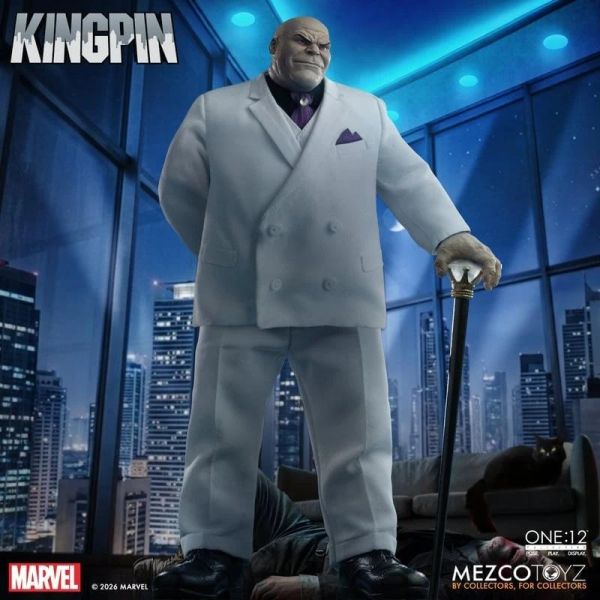 (預購) Mezco Toyz One:12 Collective 漫威 金霸王 約18cm 可動完成品 20260907 Mezco Toyz One:12 Collective 漫威 金霸王 約18cm 可動完成品