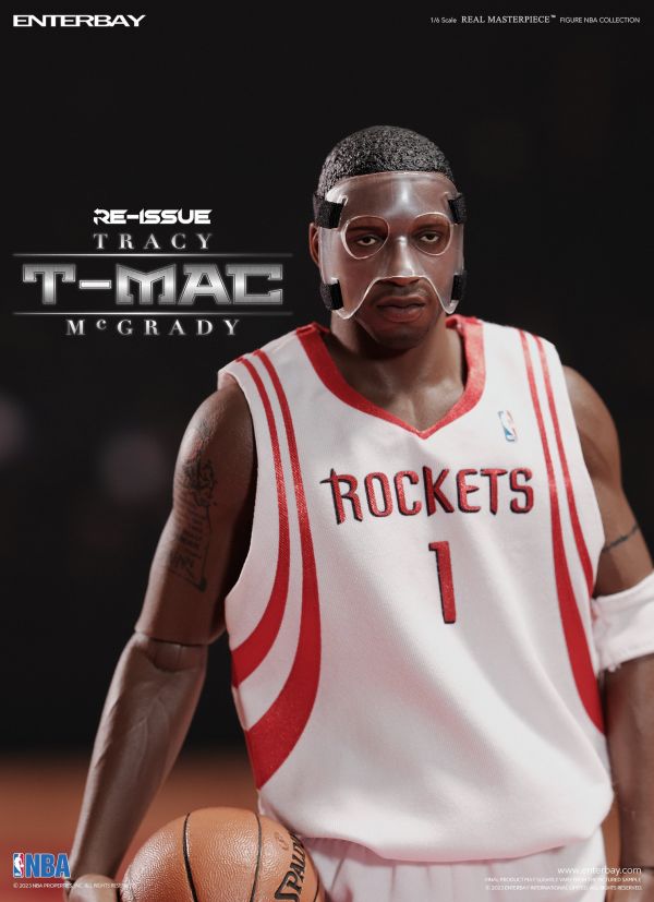 絕版斷貨中 ENTERBAY 1/6 NBA系列 崔西•麥葛瑞迪 Tracy McGrady T-Mac 休士頓火箭隊 可動完成品 ENTERBAY 1/6 NBA系列 崔西•麥葛瑞迪 Tracy McGrady T-Mac 休士頓火箭隊 可動完成品