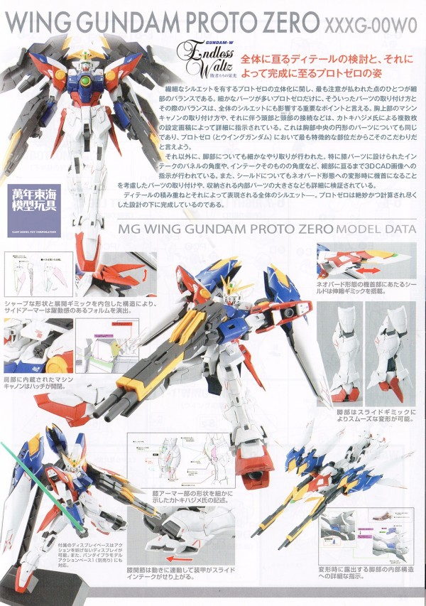 BANDAI 1/100 MG 飛翼鋼彈 零式 原型機 敗者榮光.ver 新機動戰記 鋼彈W 組裝模型 MG 1/100 飛翼零式 原型機 XXXG-00W0 WING GUNDAM PROTO ZERO EW 無盡的華爾滋-敗者的榮光