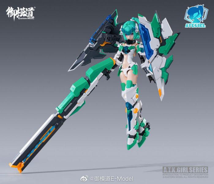 E-Model 御模道 1/12 ATKGIRL 原創機娘 四聖獸 玄武機娘 組裝模型 E-Model,御模道,1/12,ATKGIRL,原創機娘,甲蟲,赫拉克羅斯,HERACROSS,初回特典洋裝