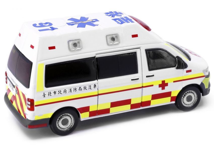 TINY TinyCity TW 福斯 T6 台灣台北救護車  TINY,TinyCity,TW,福斯,T6,台灣,台北救護車, 