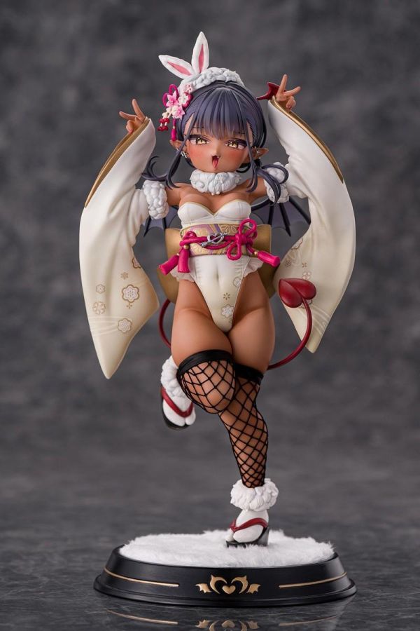 (預購) [豪華版] KiwiToys 1/6 褐色小魅魔 和服兔女郎Ver. 完成品 20260818 [豪華版] KiwiToys 1/6 褐色小魅魔 和服兔女郎Ver. 完成品