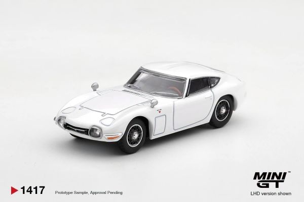 (預購) [吊卡版] [盒裝版 LHD RHD] MINIGT 1/64 豐田 Toyota 2000GT Pegasus White 分別販售 20261022 [吊卡版] [盒裝版 LHD RHD] MINIGT 1/64 豐田 Toyota 2000GT Pegasus White 分別販售