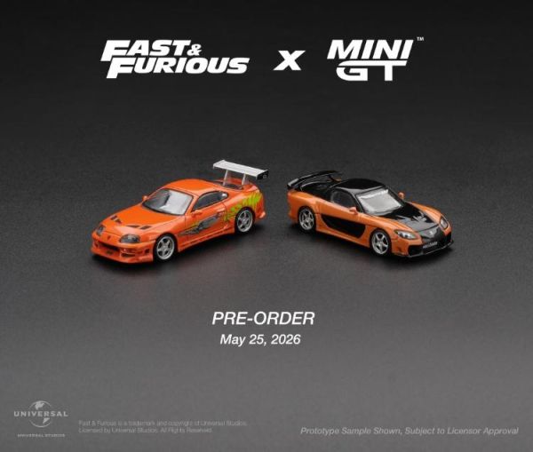 (預購) [吊卡版] MINIGT 1/64 馬自達 Mazda RX-7 VeilSide Fortune 玩命關頭3:東京甩尾 韓哥 MGT01251-BL LHD 20260604 [吊卡版] MINIGT 1/64 馬自達 Mazda RX-7 VeilSide Fortune 玩命關頭3:東京甩尾 韓哥 MGT01251-BL LHD