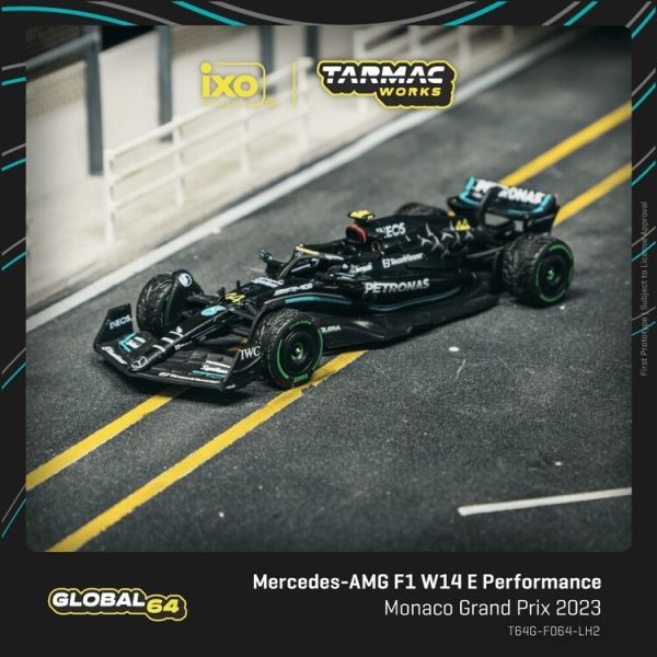 (預購) TARMAC WORKS 1/64 賓士 Mercedes-AMG F1 W14 E Performance Monaco Grand Prix 2023 T64G-F064-LH2 (預購) TARMAC WORKS 1/64 賓士 Mercedes-AMG F1 W14 E Performance Monaco Grand Prix 2023 T64G-F064-LH2