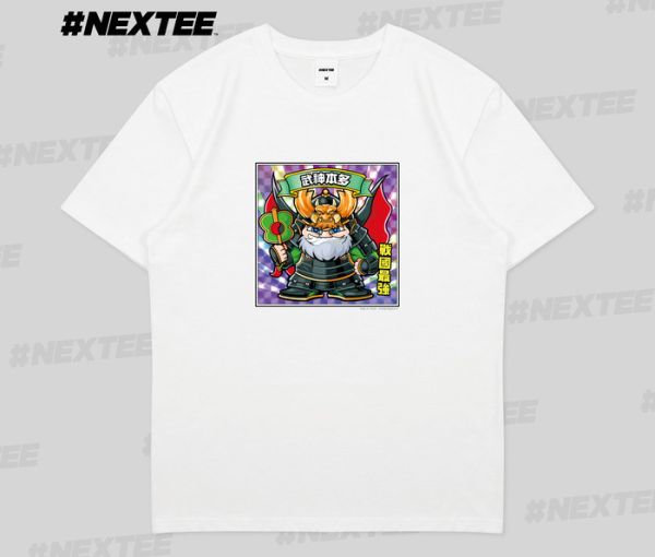 NEXTee KIRAKIRABUSI 武神本多 短袖T恤 白色 NEXTee KIRAKIRABUSI 武神本多 短袖T恤 白色