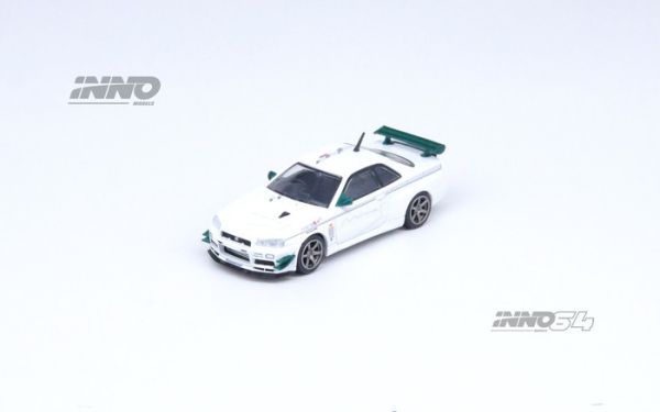INNO64 1/64 日產 NISSAN SKYLINE GT-R (R34) V-SPEC Tuned by "MINE'S" IN64-R34VS-MINES INNO64 1/64 日產 NISSAN SKYLINE GT-R (R34) V-SPEC Tuned by "MINE'S" IN64-R34VS-MINES