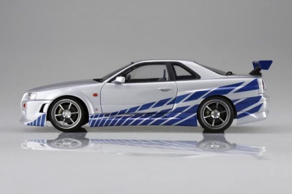 (預購) AOSHIMA 1/24 WS-02 R34 Skyline GT-R 組裝模型 20260407 AOSHIMA 1/24 WS-02 R34 Skyline GT-R 組裝模型