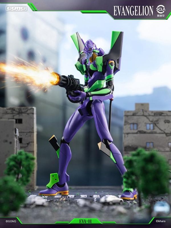 (預購) 共鳴Gong 新世紀福音戰士 初號機 可動完成品 20260428 共鳴Gong 新世紀福音戰士 初號機 可動完成品