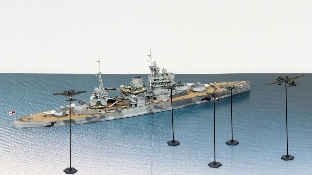 PIT-ROAD 1/700 英國 伊麗莎白女王戰艦vs德空軍 PIT-ROAD,1/700,英國,伊麗莎白女王戰艦,vs,德空軍,