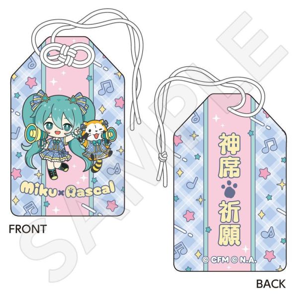 (預購) Caravan 初音未來×小浣熊 2026 御守吊飾 20261015 Caravan 初音未來×小浣熊 2026 御守吊飾