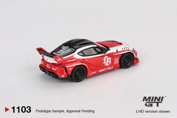 (預購) MINIGT 1/64 豐田 LB WORKS Toyota GR Supra Red/White MGT01103-L (預購) MINIGT 1/64 豐田 LB★WORKS Toyota GR Supra Red/White MGT01103-L