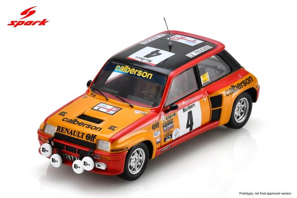 (預購) SPARK 1/43 雷諾 Renault 5 Turbo No.4 Tour Auto 1980 20261109 SPARK 1/43 雷諾 Renault 5 Turbo No.4 Tour Auto 1980