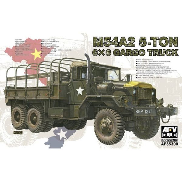 AFV CLUB 戰鷹 1/35 M54A2 五噸6X6載重卡車 組裝模型 AF35300 AFV CLUB 戰鷹 1/35 M54A2 五噸6X6載重卡車 組裝模型 AF35300