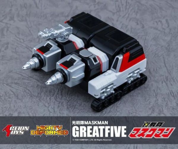 ACTION TOYS MIGHTY DEFORMED 光戰隊覆面人 Great Five 可動完成品 ACTION TOYS MIGHTY DEFORMED 光戰隊覆面人 Great Five 可動完成品
