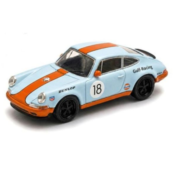 (預購) POP RACE × ENIGMA 1/64 SINGER RACING ORANGE/BLUE #18 PRE037 20260707 POP RACE × ENIGMA 1/64 SINGER RACING ORANGE/BLUE #18 PRE037