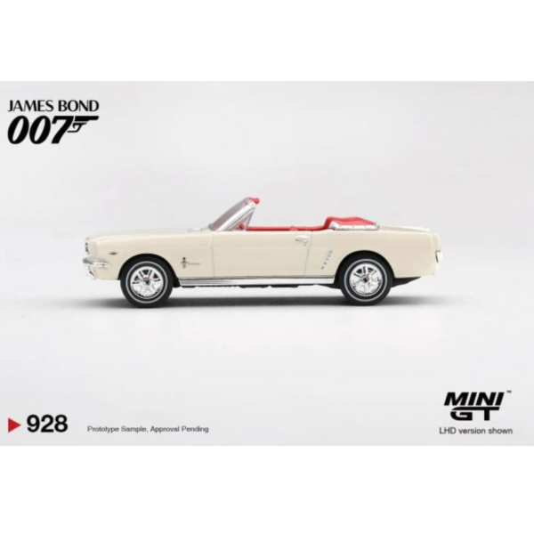 (預購) [吊卡版] MINIGT 福特 Ford Mustang convertible 1964 “Goldfinger” 英文版 LHD MGT00928-007E 20261001 [吊卡版] MINIGT 福特 Ford Mustang convertible 1964 “Goldfinger” 英文版 LHD MGT00928-007E
