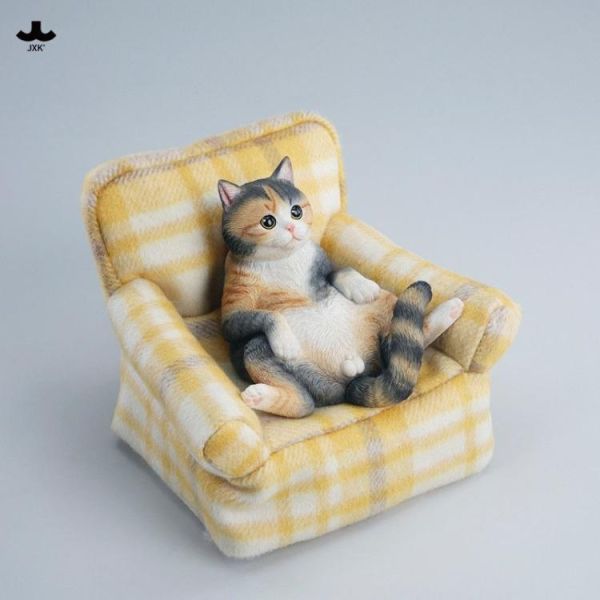 (預購) JXK Studio JXK350 動物公仔 暖格沙發喵 C 20260423 JXK Studio JXK350 動物公仔 暖格沙發喵 C