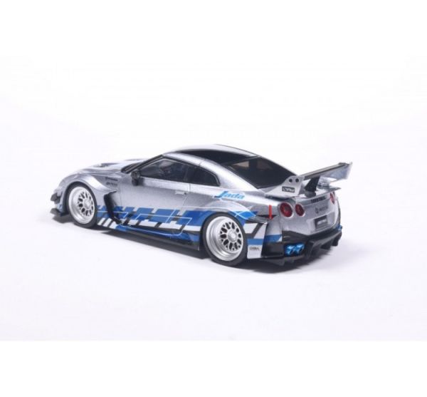 (預購) SOLIDO 1/43 日產 NISSAN GT-R (R35) LIBERTY WALK SILHOUETTE SILVER AND BLUE STRIPES 2020 S4311211 20251204 SOLIDO 1/43 日產 NISSAN GT-R (R35) LIBERTY WALK SILHOUETTE SILVER AND BLUE STRIPES 2020 S4311211