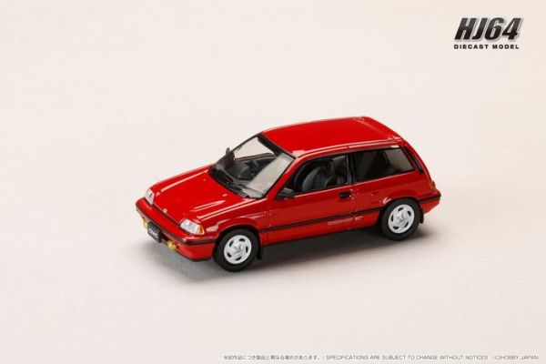 Hobby JAPAN 1/64 本田 Honda CIVIC (AT) LATE VERSION / Genuine optional Parts 紅 HJ643029R Hobby JAPAN 1/64 本田 Honda CIVIC (AT) LATE VERSION / Genuine optional Parts 紅 HJ643029R