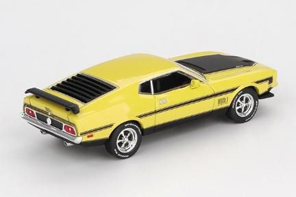 (預購) MINIGT 1/64 福特 Ford Mustang Mach1 Grabber Yellow LHD MGT01139-L 20251016 MINIGT 1/64 福特 Ford Mustang Mach1 Grabber Yellow LHD MGT01139-L