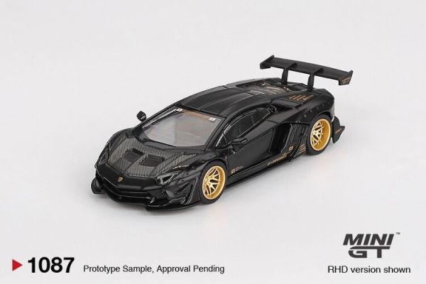 (預購) MINIGT 1/64 藍寶堅尼 LB WORKS Lamborghini Aventador Limited Edition Matte Black MGT01087-L (預購) MINIGT 1/64 藍寶堅尼 LB★WORKS Lamborghini Aventador Limited Edition Matte Black MGT01087-L