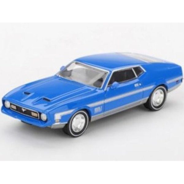 (預購) MINIGT 1/64 福特 Ford Mustang Mach 1 Grabber Blue LHD MGT01138-L 20251225 MINIGT 1/64 福特 Ford Mustang Mach 1 Grabber Blue LHD MGT01138-L