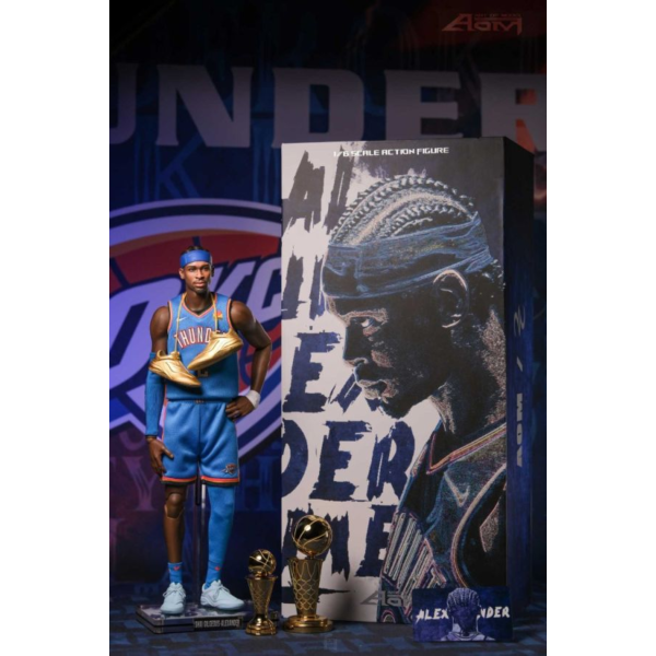 (預購) Aom: 1/6 OKC 雷霆 SGA Shai Gilgeous-Alexander 總冠軍賽 FMVP 限量套裝 附領獎金色球鞋 可動完成品 20251113 Aom: 1/6 OKC 雷霆 SGA Shai Gilgeous-Alexander 總冠軍戰 FMVP 限量套裝 附領獎金色球鞋 可動完成品