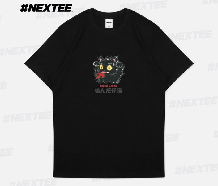 NEXTee KONEKO 咬舌喵 短袖T恤 NEXTee KONEKO 咬舌喵 短袖T恤