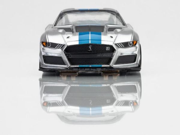 (預購) AFX Mega-G+ 1/64 2022年式 Shelby Mustang GT500KR 銀/藍配色 HO電刷賽車 22099 20260813 AFX Mega-G+ 1/64 2022年式 Shelby Mustang GT500KR 銀/藍配色 HO電刷賽車 22099