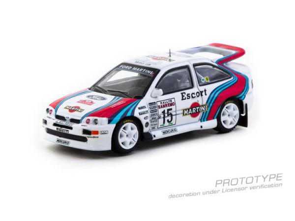 (預購) TARMAC WORKS 1/64 福特 Ford Escort RS Cosworth WRC Rallye Sanremo 1994 T64-081-94RS15 (預購) TARMAC WORKS 1/64 福特 Ford Escort RS Cosworth WRC Rallye Sanremo 1994 T64-081-94RS15