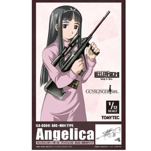 (預購) Tomytec 1/12 迷你武裝 LA-GG04 神槍少女 安潔麗卡 AUG・M84 TYPE 組裝模型 20260624 Tomytec 1/12 迷你武裝 LA-GG04 神槍少女 安潔麗卡 AUG・M84 TYPE 組裝模型