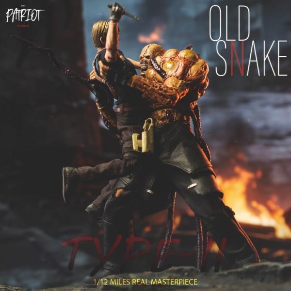 (預購) PatriotStudio 1/12 惡靈古堡2 追蹤者 oldsnake B款 第二型態 下半身黑皮衣 可動完成品 20260331 PatriotStudio 1/12 惡靈古堡2 追蹤者 oldsnake B款 第二型態 下半身黑皮衣 可動完成品