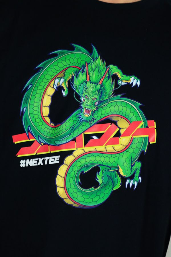 NEXTee NEXT系列 NEXT龍 短袖T恤 黑色 NEXTee NEXT系列 NEXT龍 短袖T恤 黑色