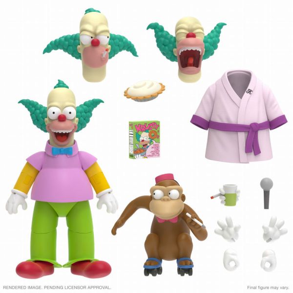 Super7 7吋 辛普森家庭 The Simpsons 小丑庫斯提 Krusty The Clown Wave 2 可動完成品 Super7 7吋 辛普森家庭 The Simpsons 小丑庫斯提 Krusty The Clown Wave 2 可動完成品