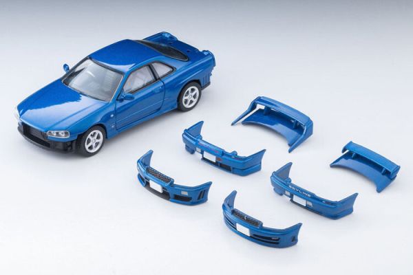 TOMYTEC 1/64 TLV-N353b 日產 2000 NISSAN SKYLINE 25GT-T with optional Blue TOMYTEC 1/64 TLV-N353b 日產 2000 NISSAN SKYLINE 25GT-T with optional Blue